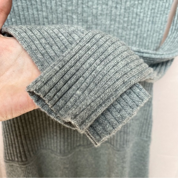 Sundance Tierney Long Sleeve Drop Waist Ribbed Sweater Dress Size XS Merino Wool - Picture 4 of 8